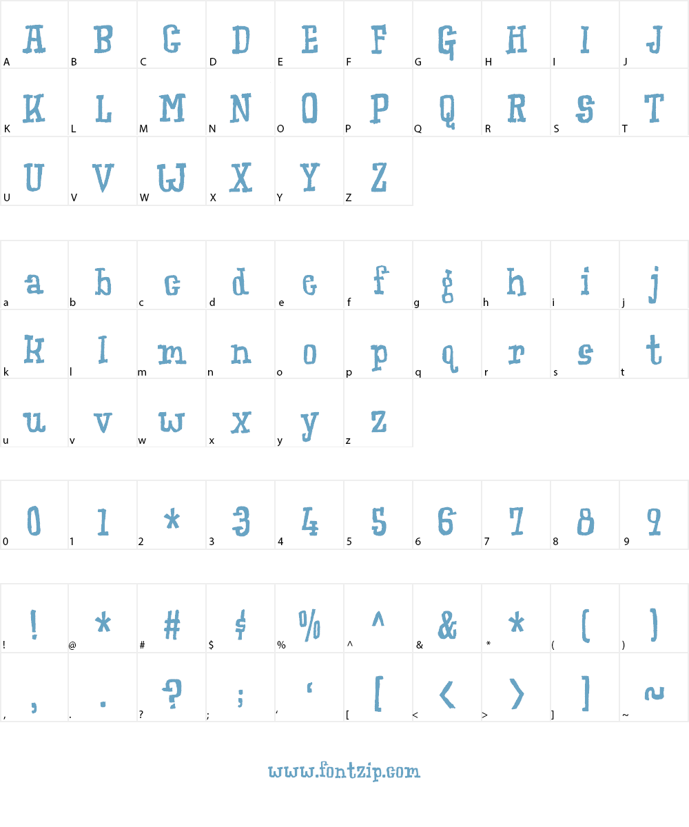 Pompelmus Healthy DEMO Font Character